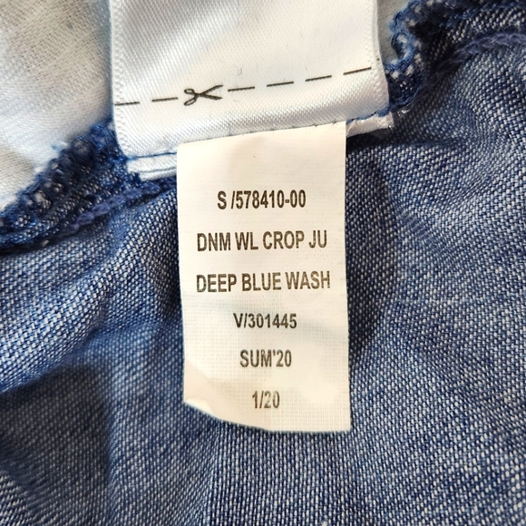 🌸 💙 GAP Kids Cotton Denim Blue Jumpsuit, Size 8 ~ EUC - Picture 10 of 10